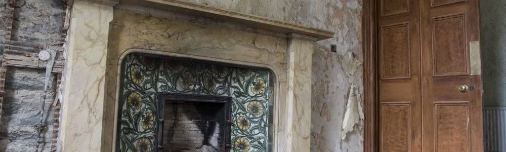 Repairing an old fireplace with Vitcas products