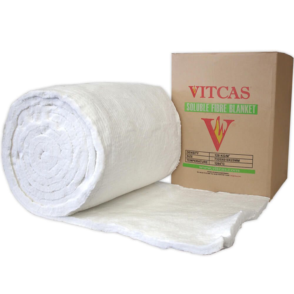 Roll of Vitcas ceramic fiber insulation mat