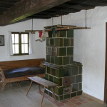 construcción de una cocina de azulejos
